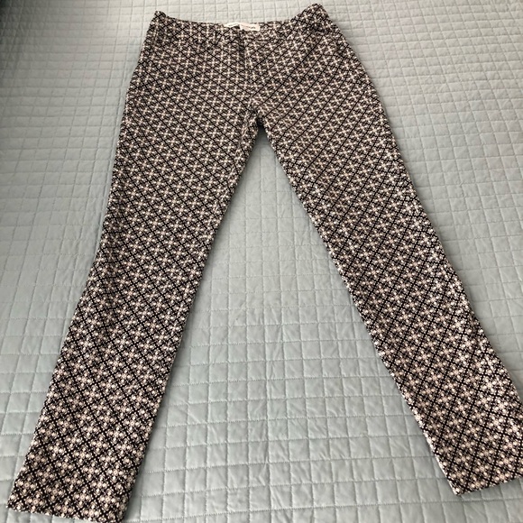 Ankle crop black and white pants - Picture 3 of 4